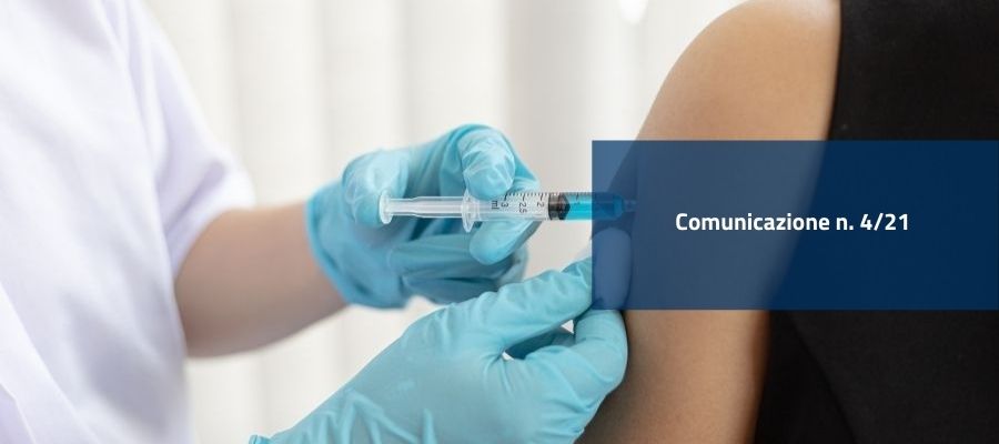 Clicca per accedere all'articolo Richiesta di pre-adesione campagna vaccinazione anti Covid-19 liberi professionisti