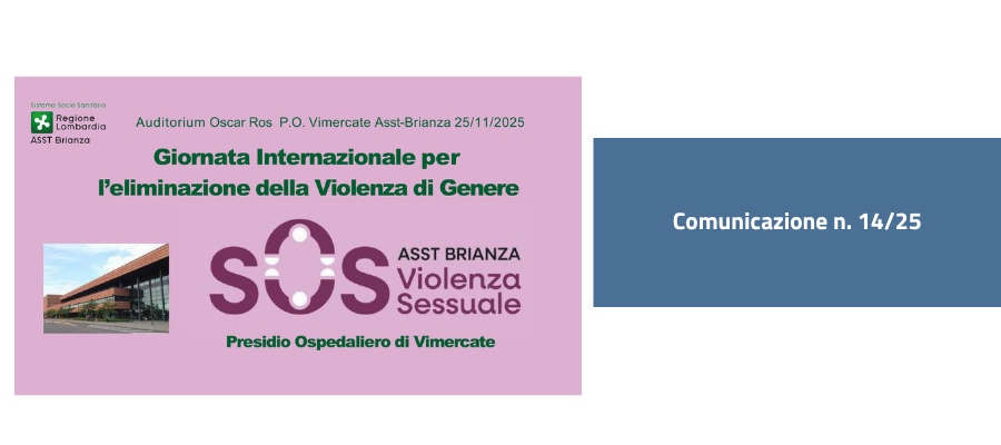 Clicca per accedere all'articolo Apertura del servizio SOS violenza sessuale ASST-Brianza P.O. Vimercate
