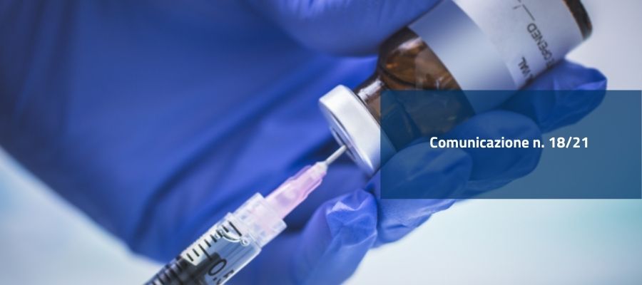 Clicca per accedere all'articolo Prenotazione diretta vaccino anti CoViD-19 per gli operatori sanitari